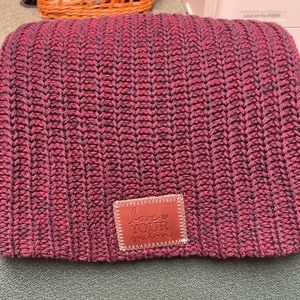 Love your melon red speckled beanie